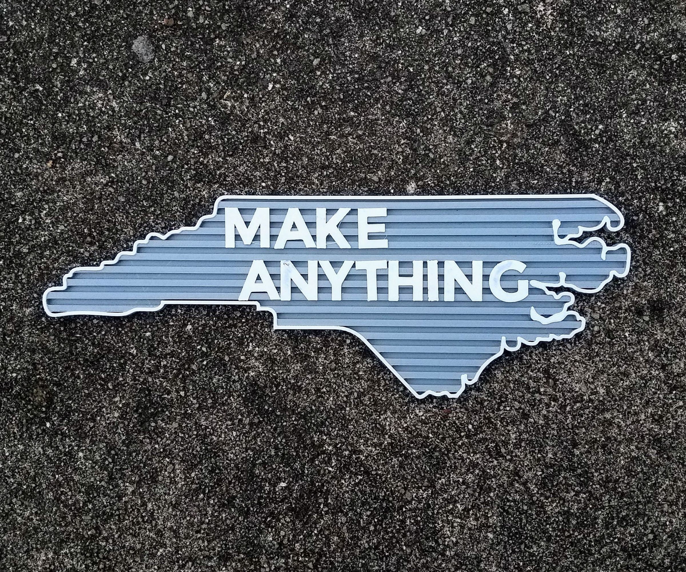3D Printed State Letterboard