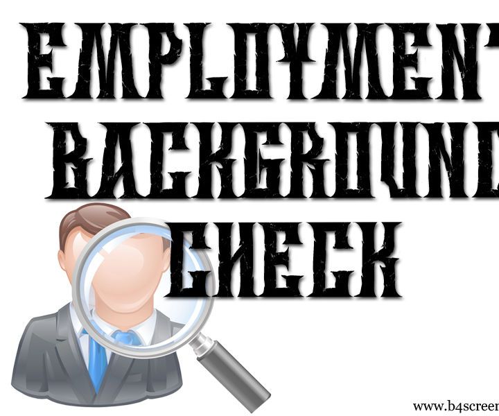 Pre Employment Background Check