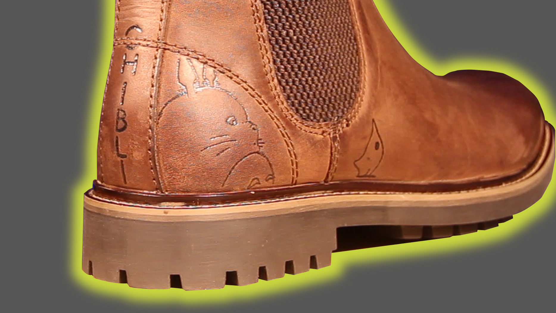 Studio Ghibli Custom Boots (Totoro)