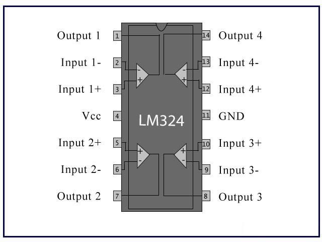 Ir Sensor Circuit Using Lm324