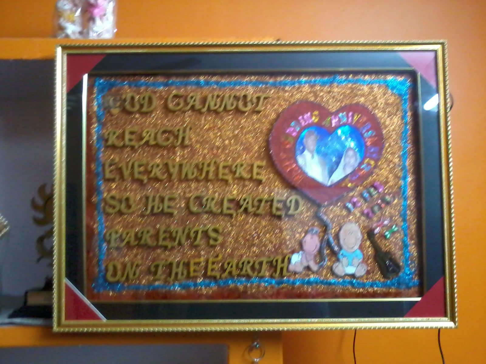 Handmade Gift for Parents Anniversary From Me..