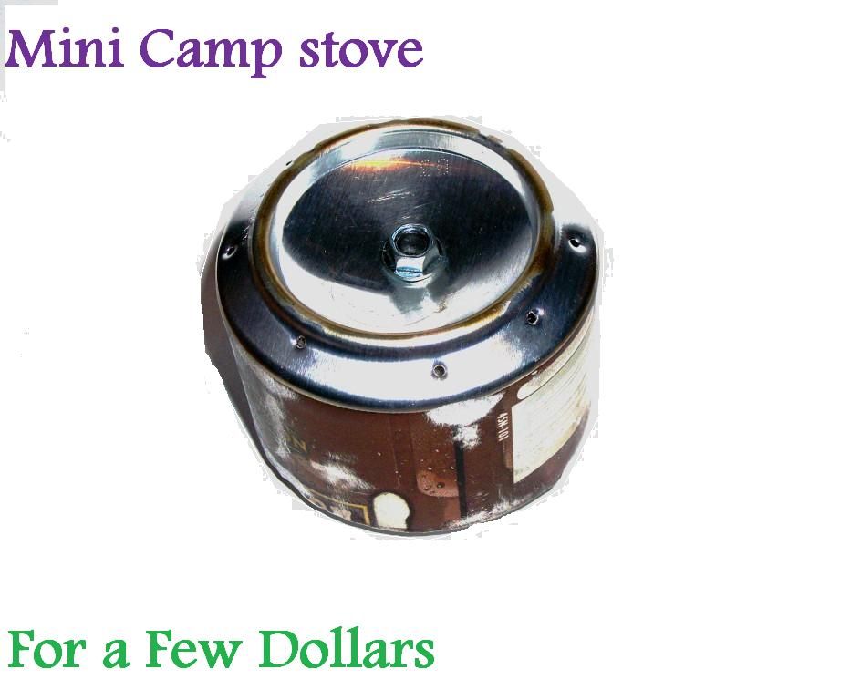 Mini Camp Stove for a Few Dollars