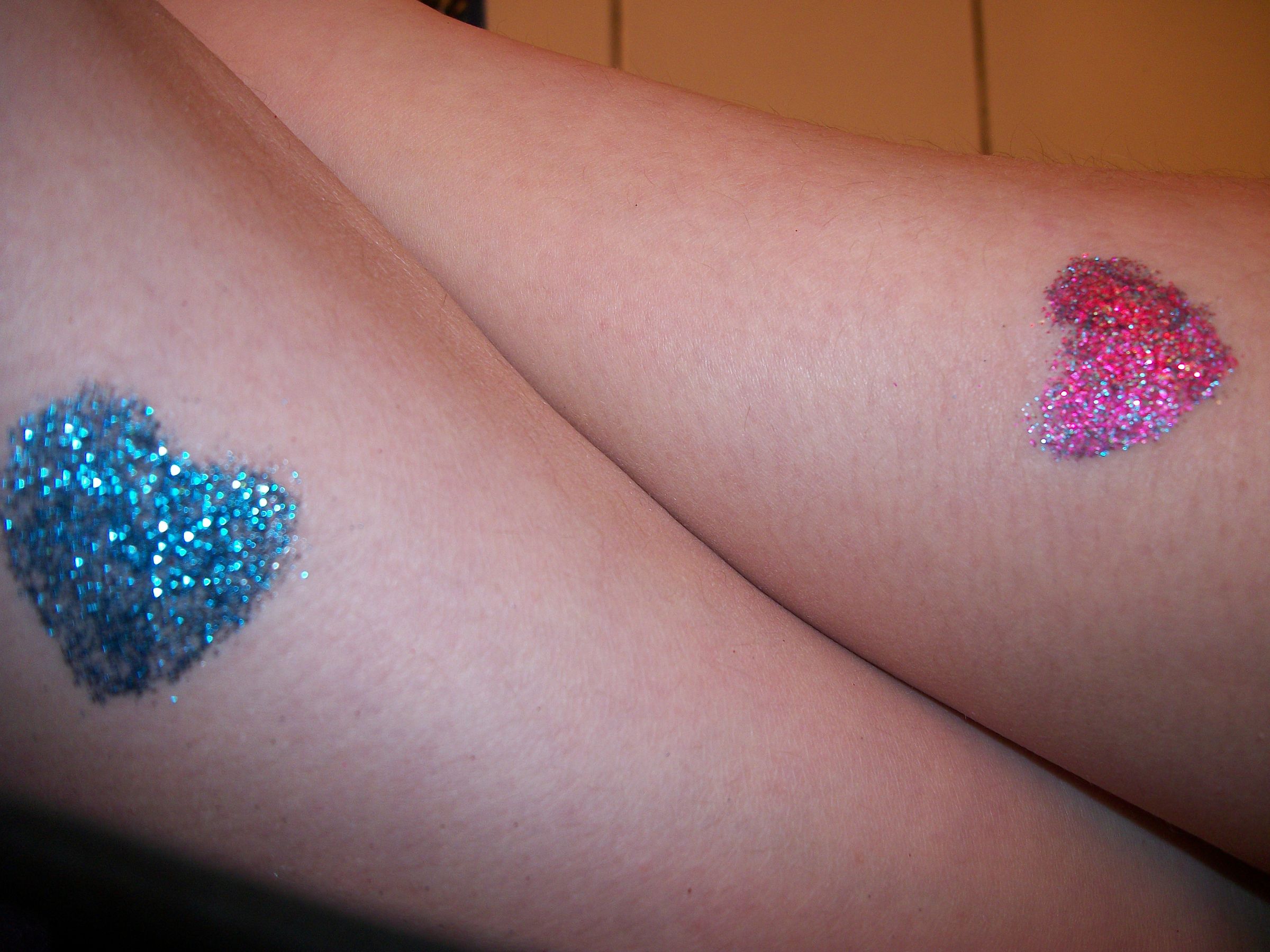 Glitter tattoos!