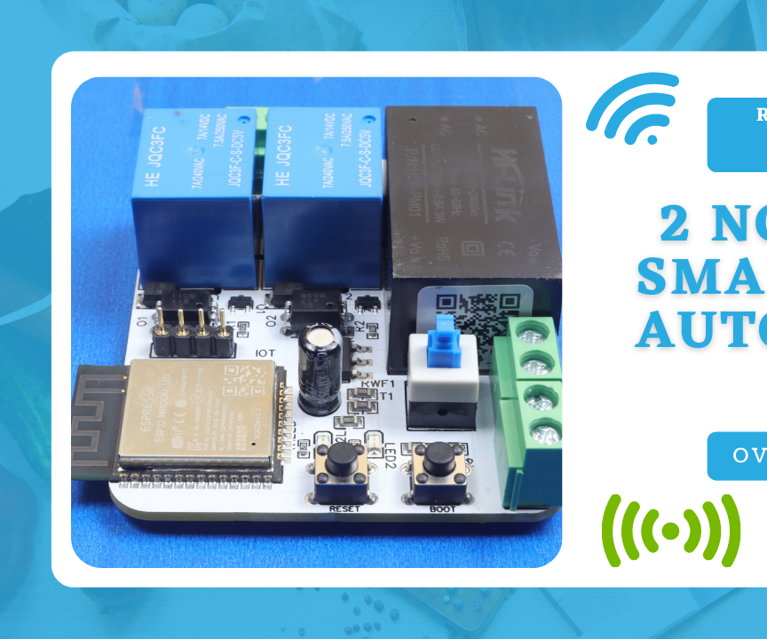 2 Node SMT Smart Home-Automation PCB.