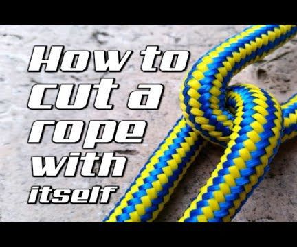 How to Cut Rope With Itself - Survival Hack - Hacks for Real Life 