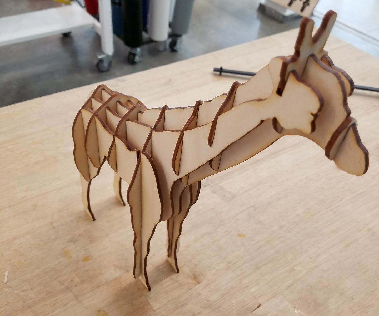 Laser Cut Giraffe