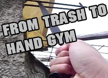 From Trash to Hand Gym
