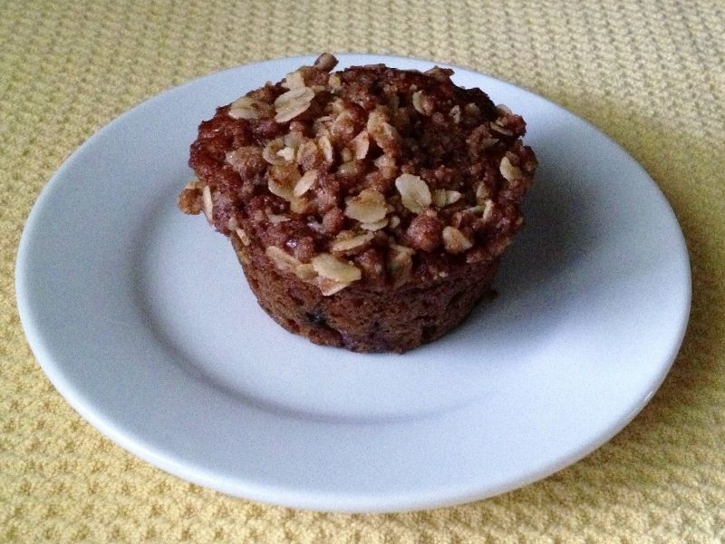 Blueberry Bran Muffins With Streusel Topping