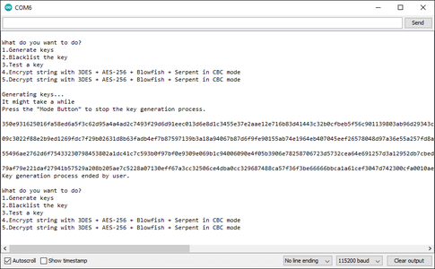 Generate Keys for the Lock