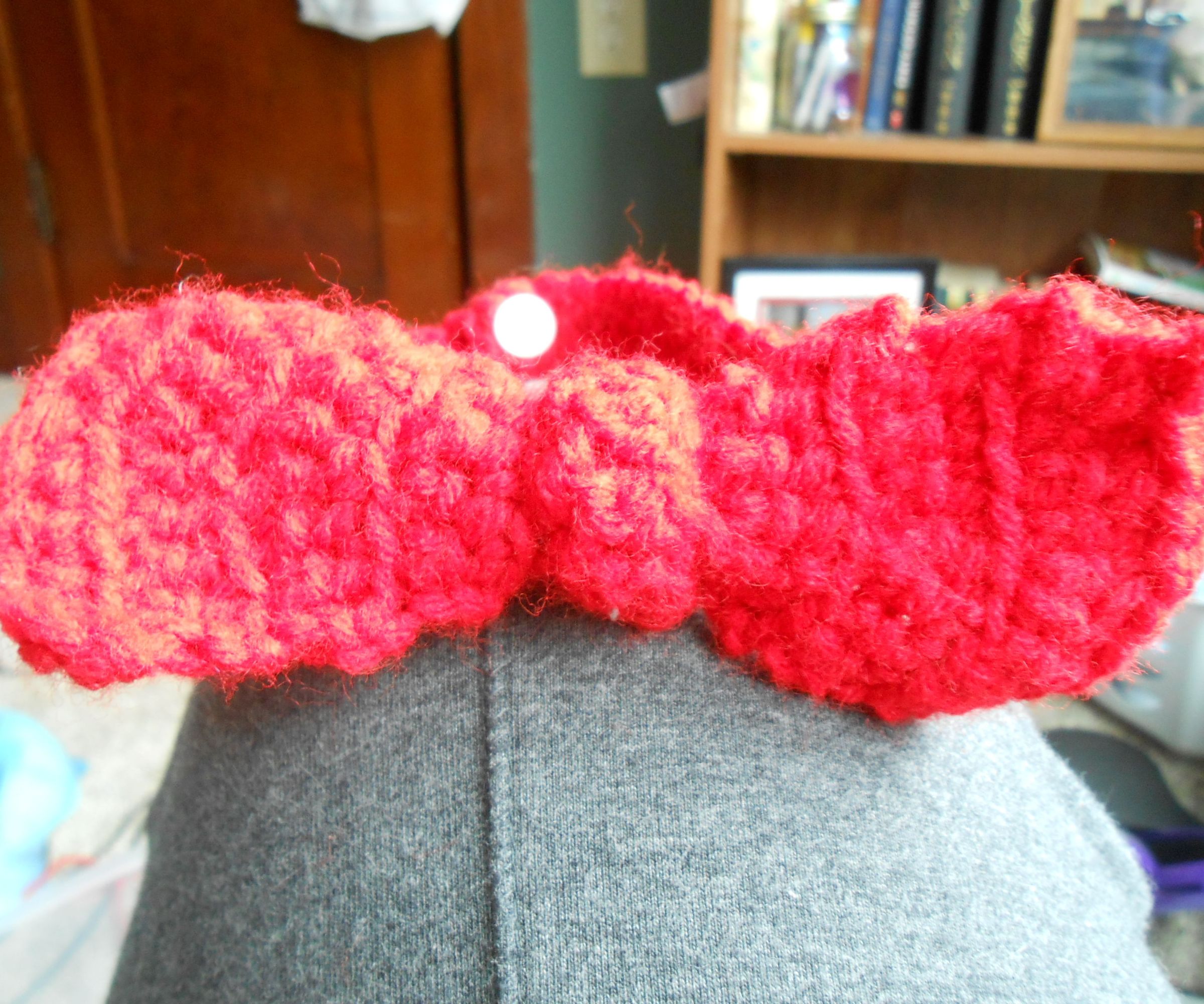 Faux Crocheted Bow Tie