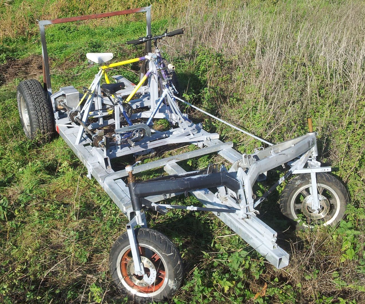 Bicycle Operated 4-wheel Vehicle (DiffBikeDorli)