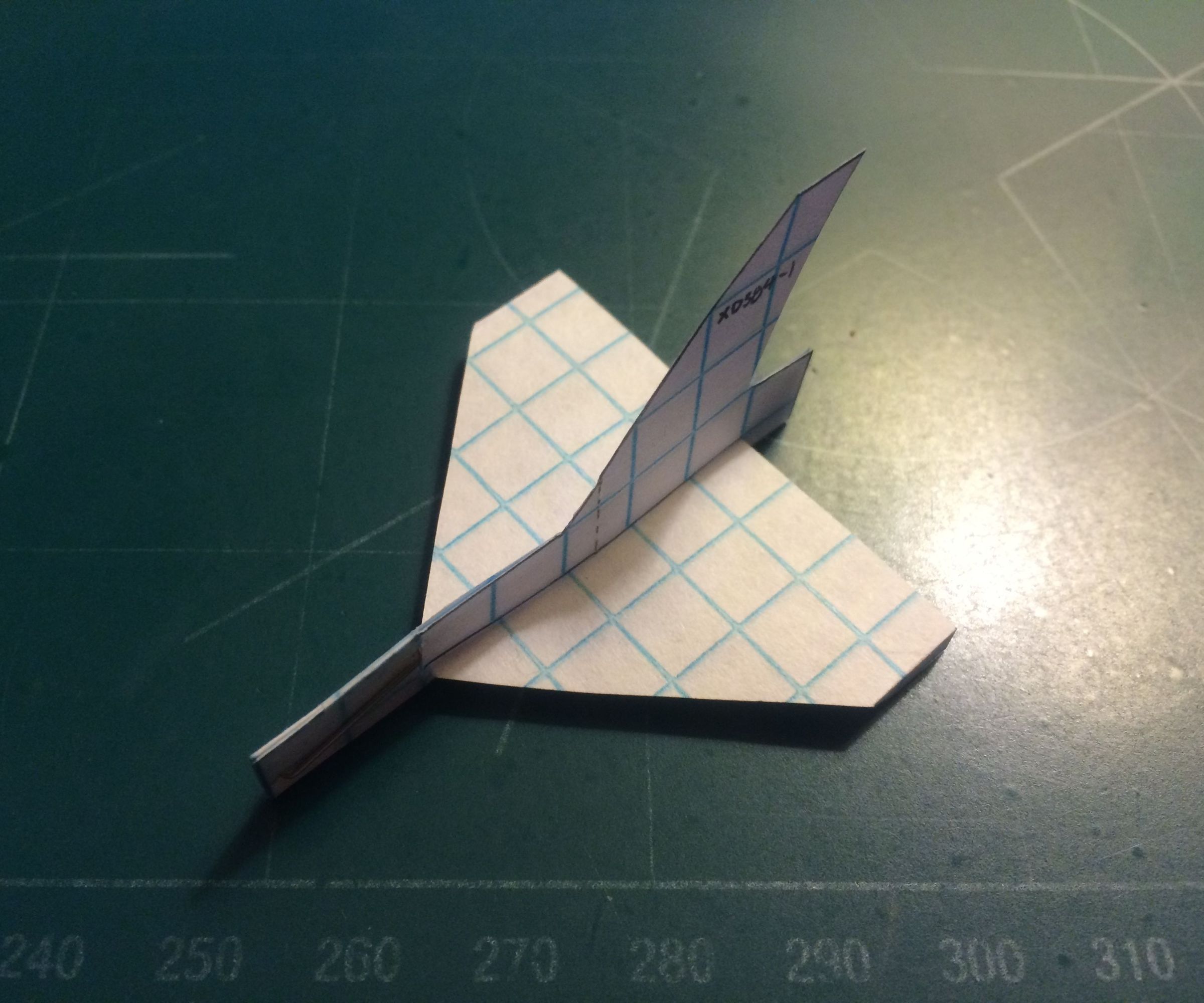 How to Make the DeltaRay Paper Airplane