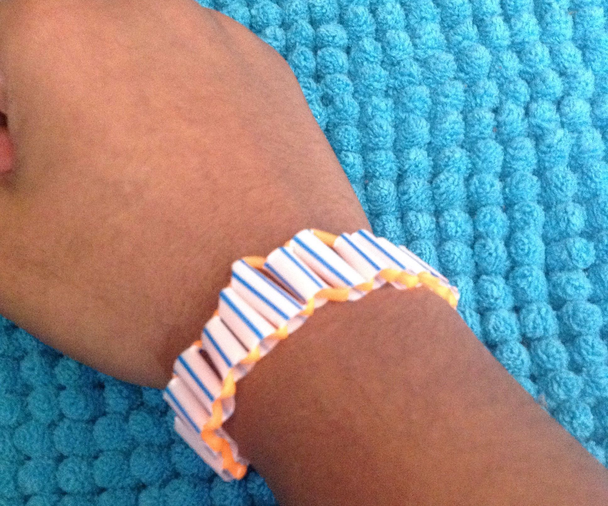 DIY Straw Bracelets!