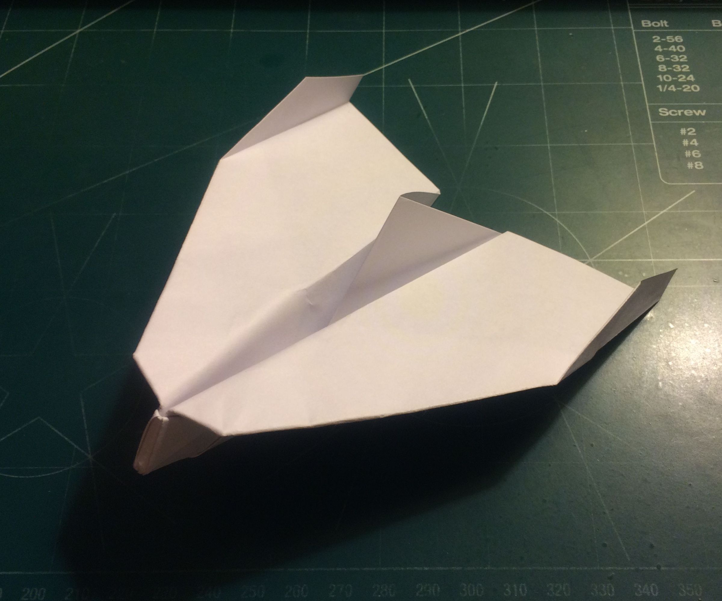 How to Make the Spartan Paper Airplane