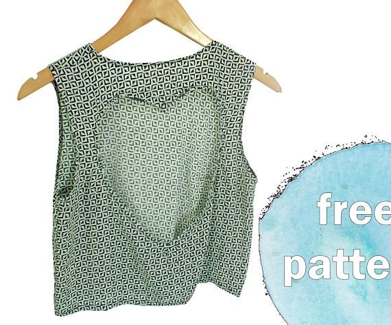 Backless Heart Shaped Top || FREE PATTERN