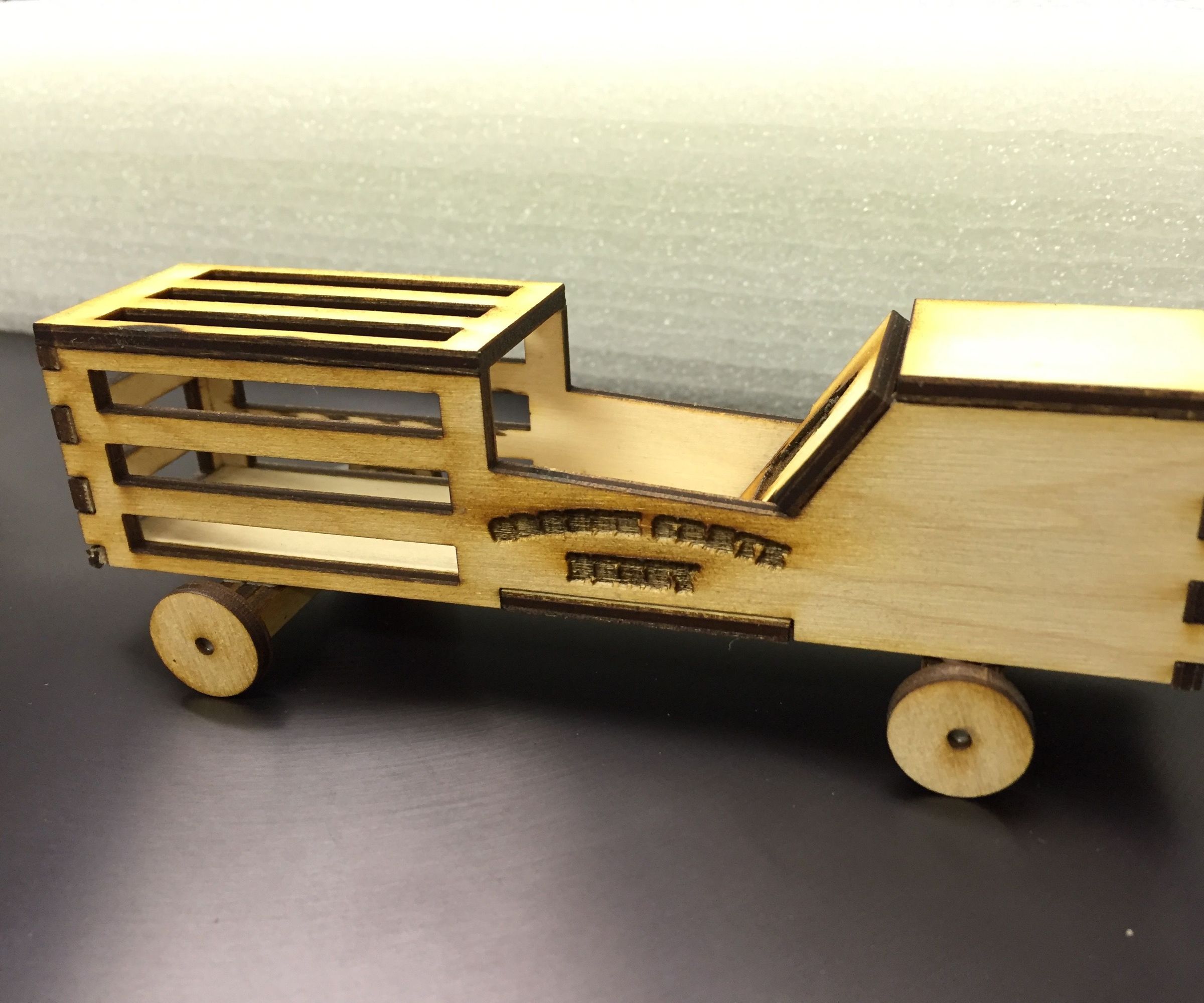 Orange Crate Derby Car