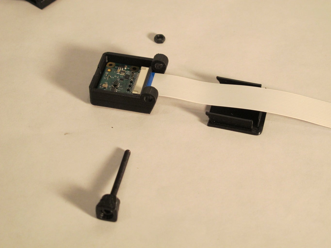 Raspberry Pi Camera Module V2 Case and Rotating Mount : 6 Steps ...