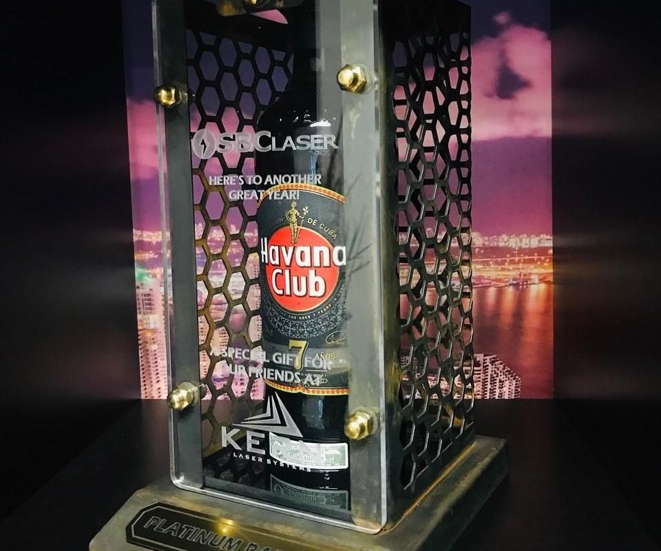 Liquor Bottle Display