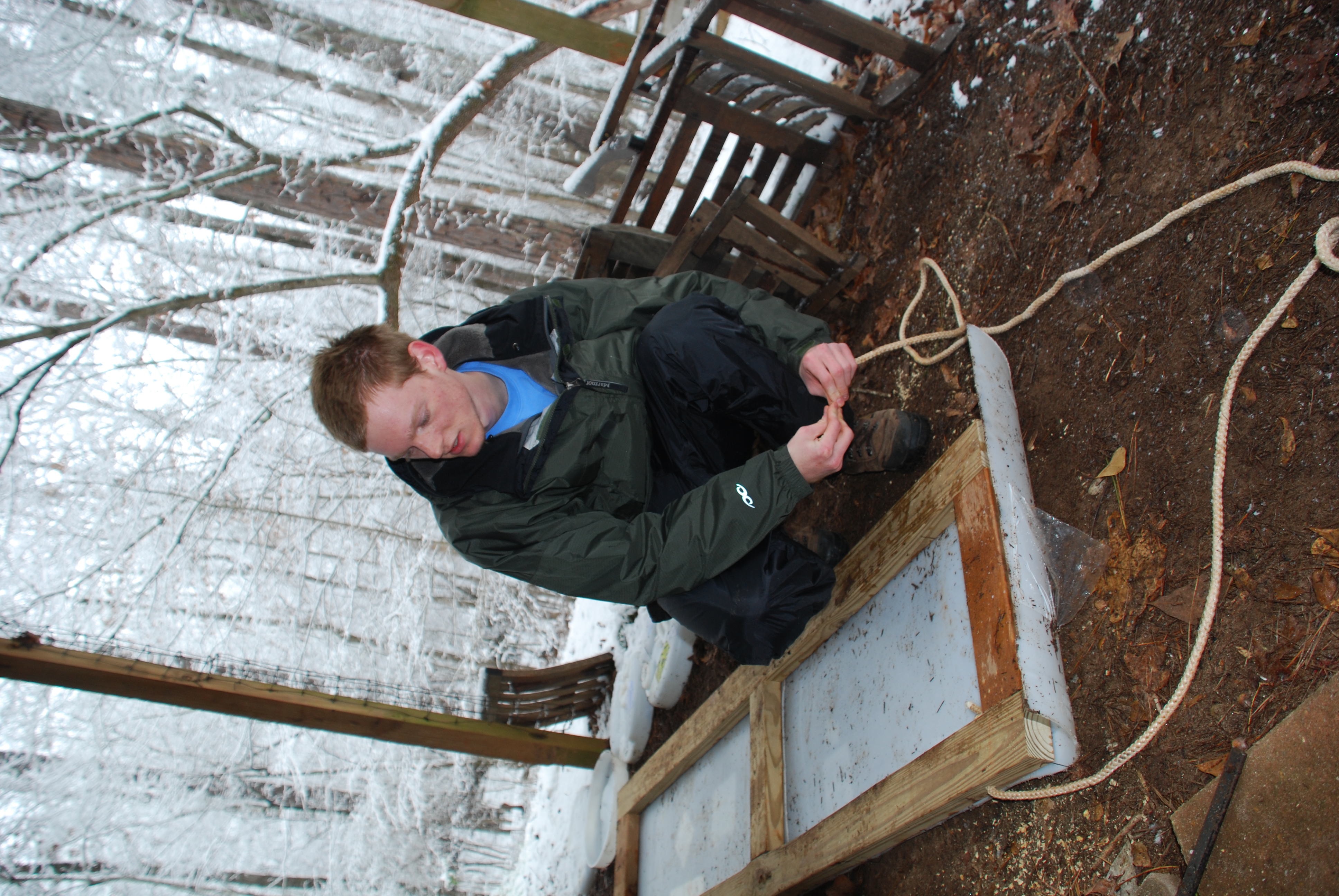 Homemade Snow Sled 4 Steps Instructables