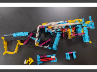 Lego Rubber Band Brick Rifle
