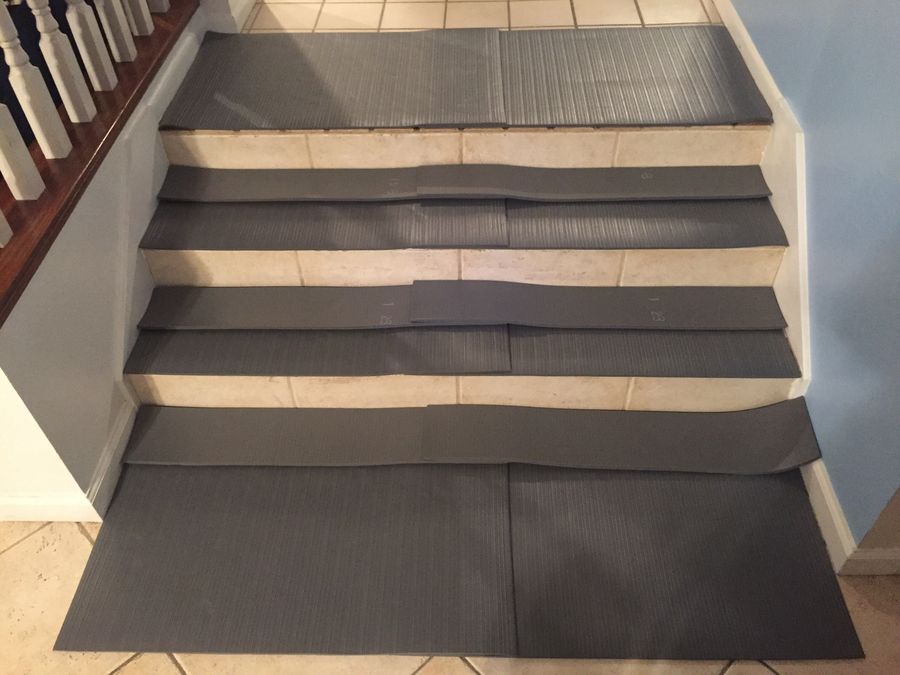 Baby Proof Cushioned Stair Runners : 9 Steps (with Pictures ...