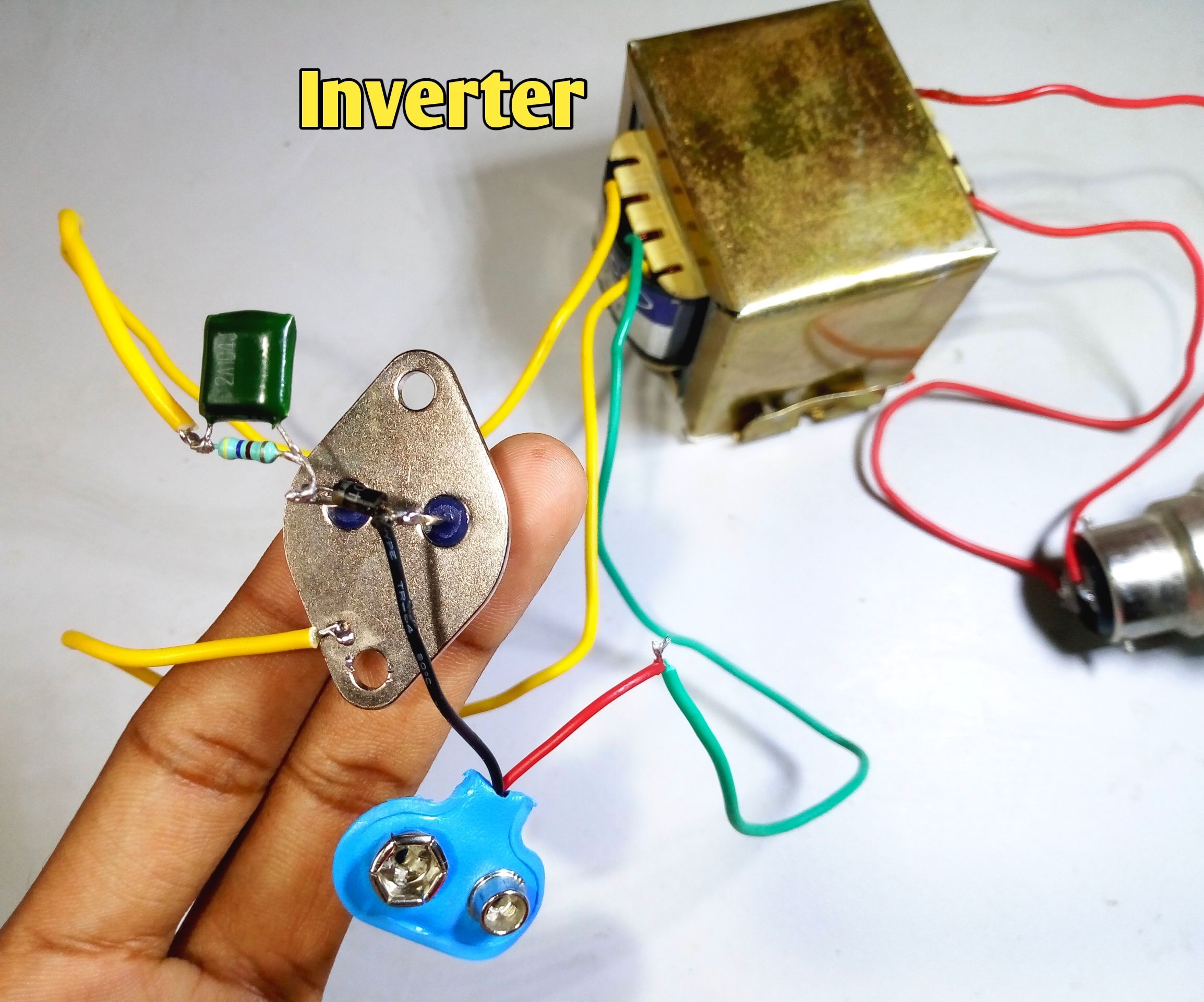 How to Make Inverter Using 3055 Transistor