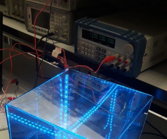 Cubo FPGA & Pantalla 