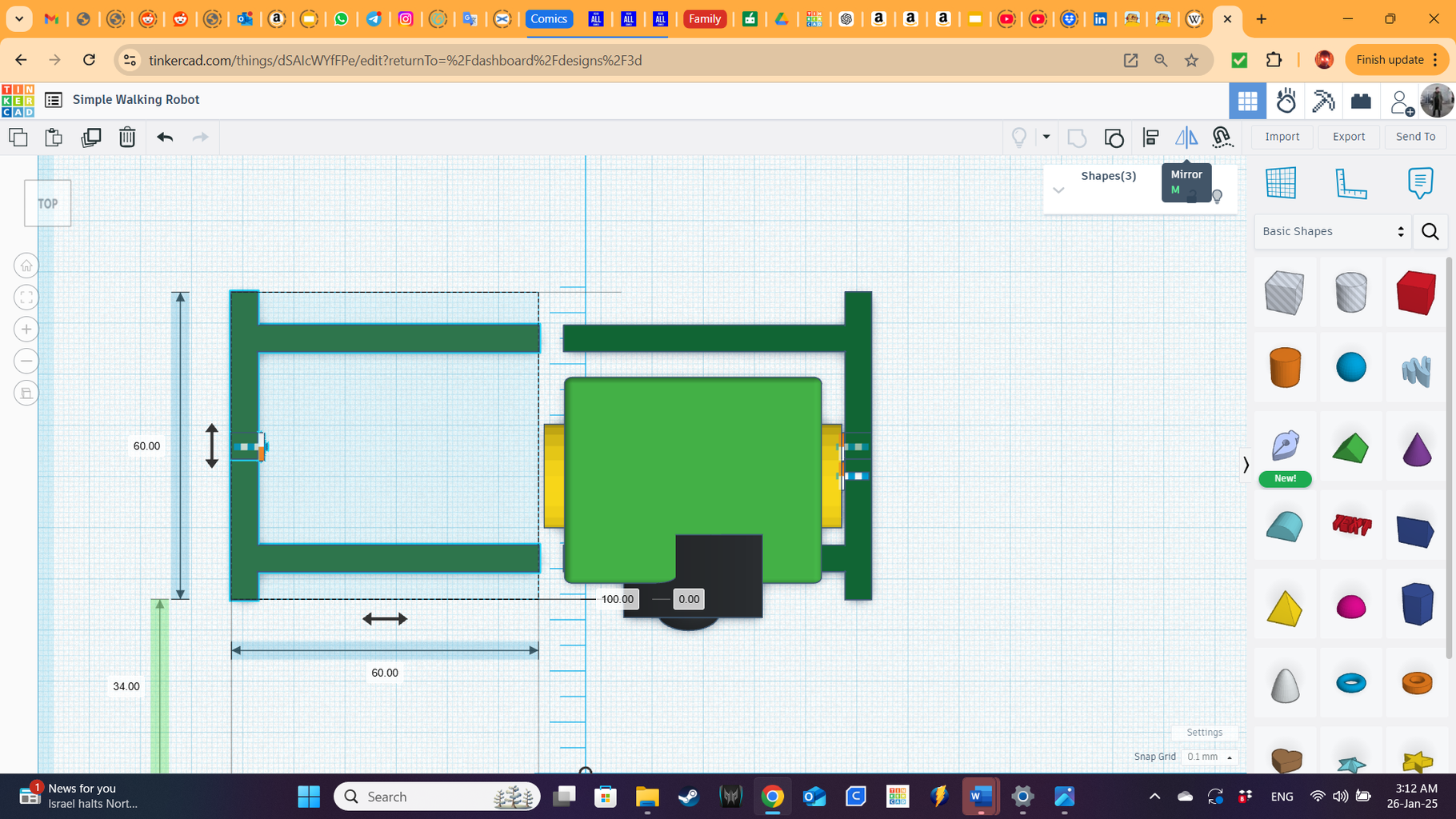 Tinkercad Robotics for School: SIMLAB KOMBAT! (virtual Walking Robots ...