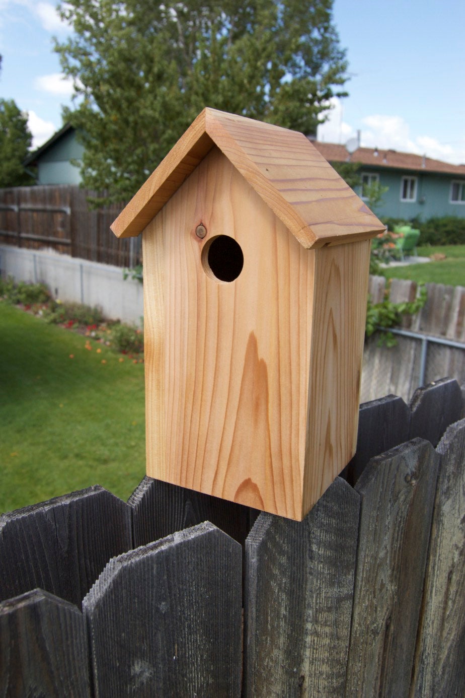 Cedar Blue-Bird Birdhouse