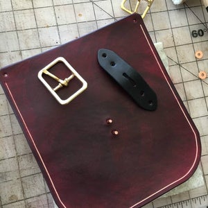 Groove Your Stitch Line and Attach Your Buckles 