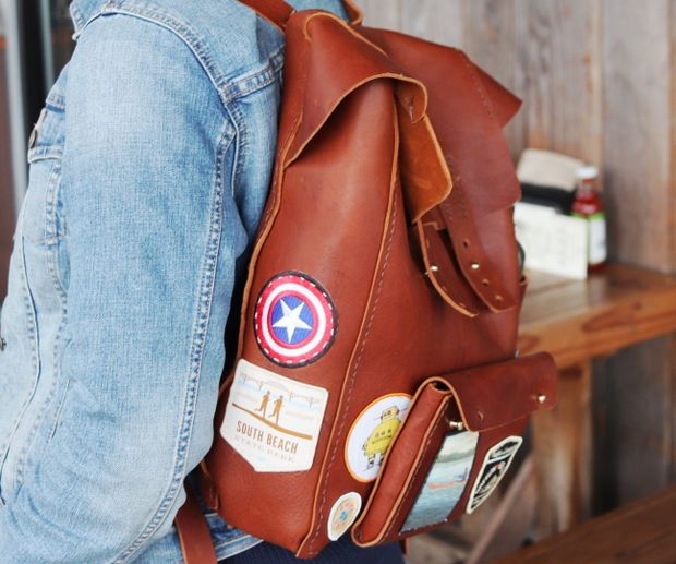 diy slouchy leather backpack Top Grain Women Make your own backpack with our DIY leather bag making kit leather and canvas backpack DIY