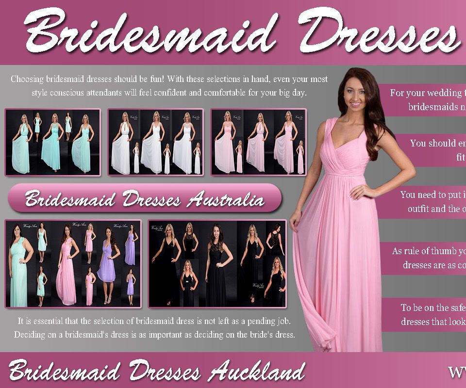 Bridesmaid Dresses Wellington