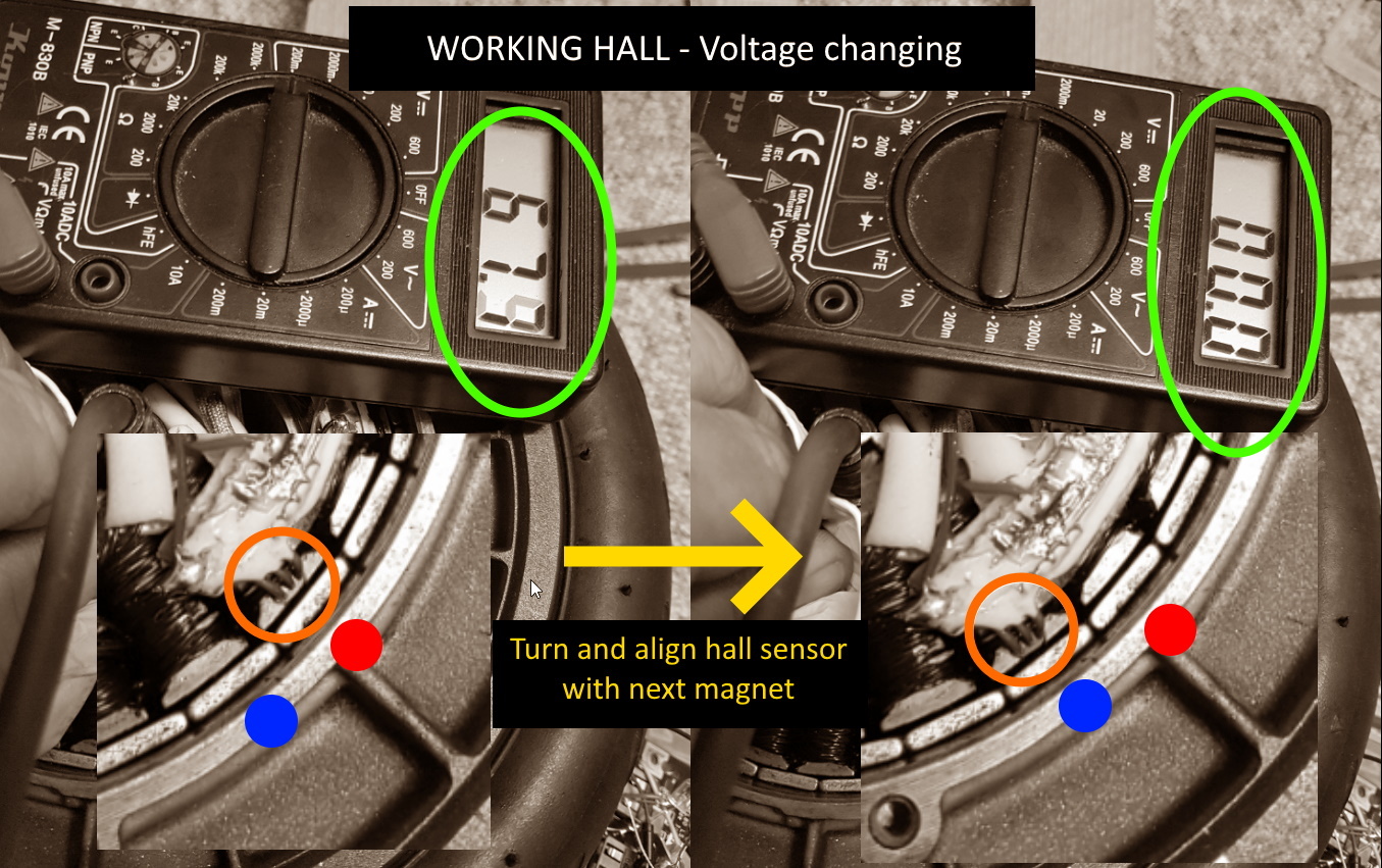 Using a Multimeter to Verify the Hall Sensors in Your Electrical Motor ...