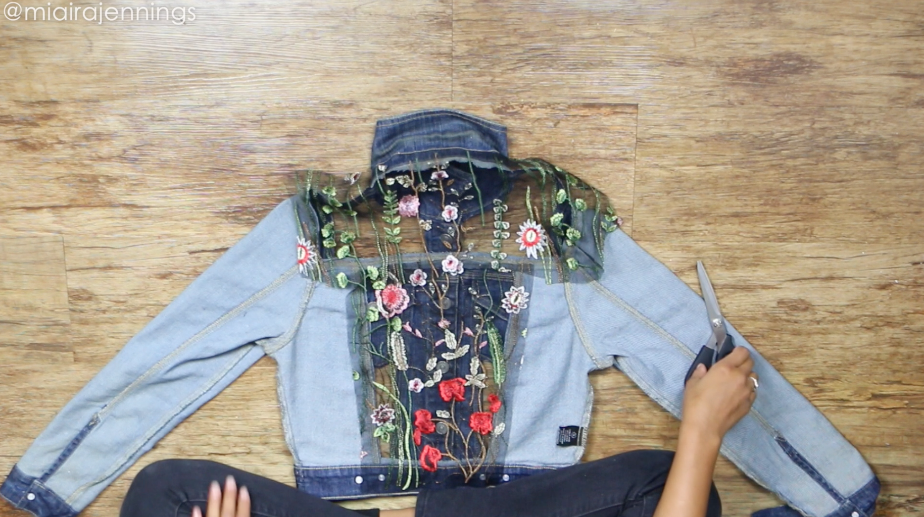 Sheer 2025 embroidered jacket