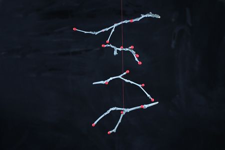 Create a Christmas Mobile With Twigs and Sugru