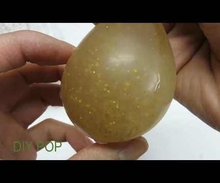 DIY Balloon Glitter Slime