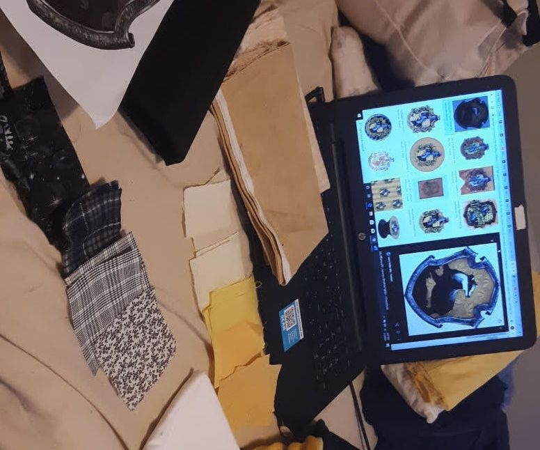 Hufflepuff Collage Patch