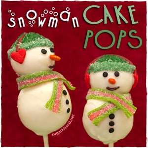 Snowman Christmas Cake Pops