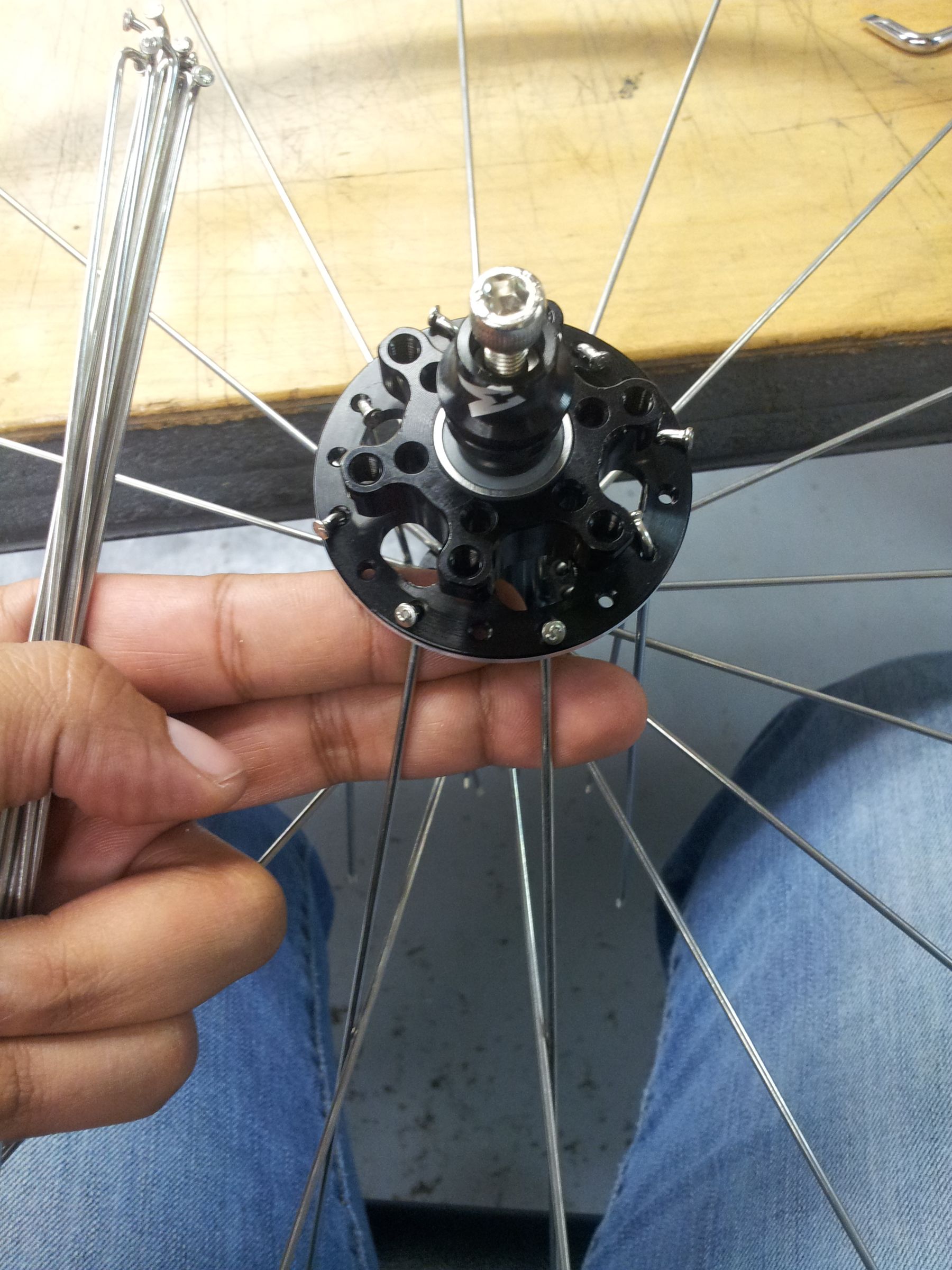 Menlo Park Building a Bicycle Wheel 5 Steps (with Pictures