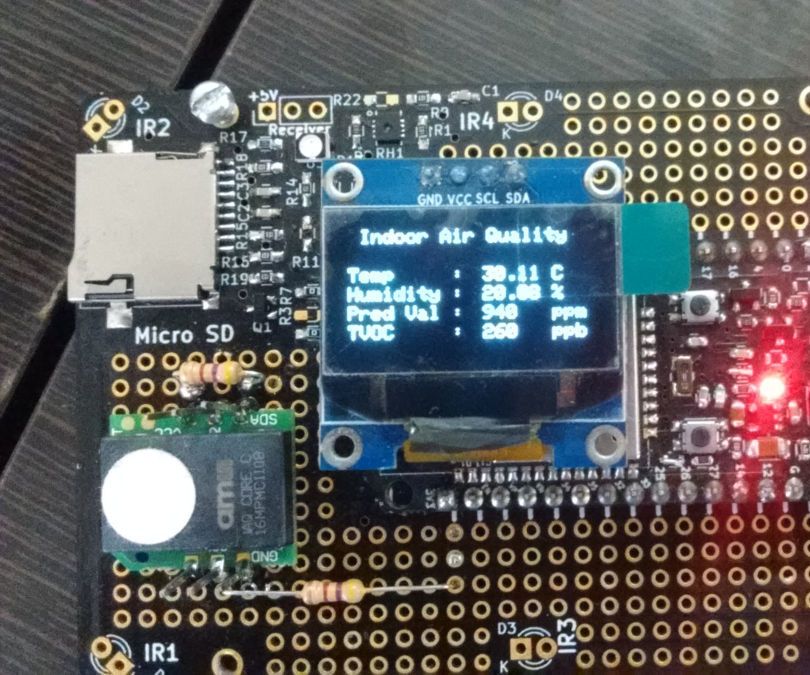Indoor Air Quality With Hornbill ESP32