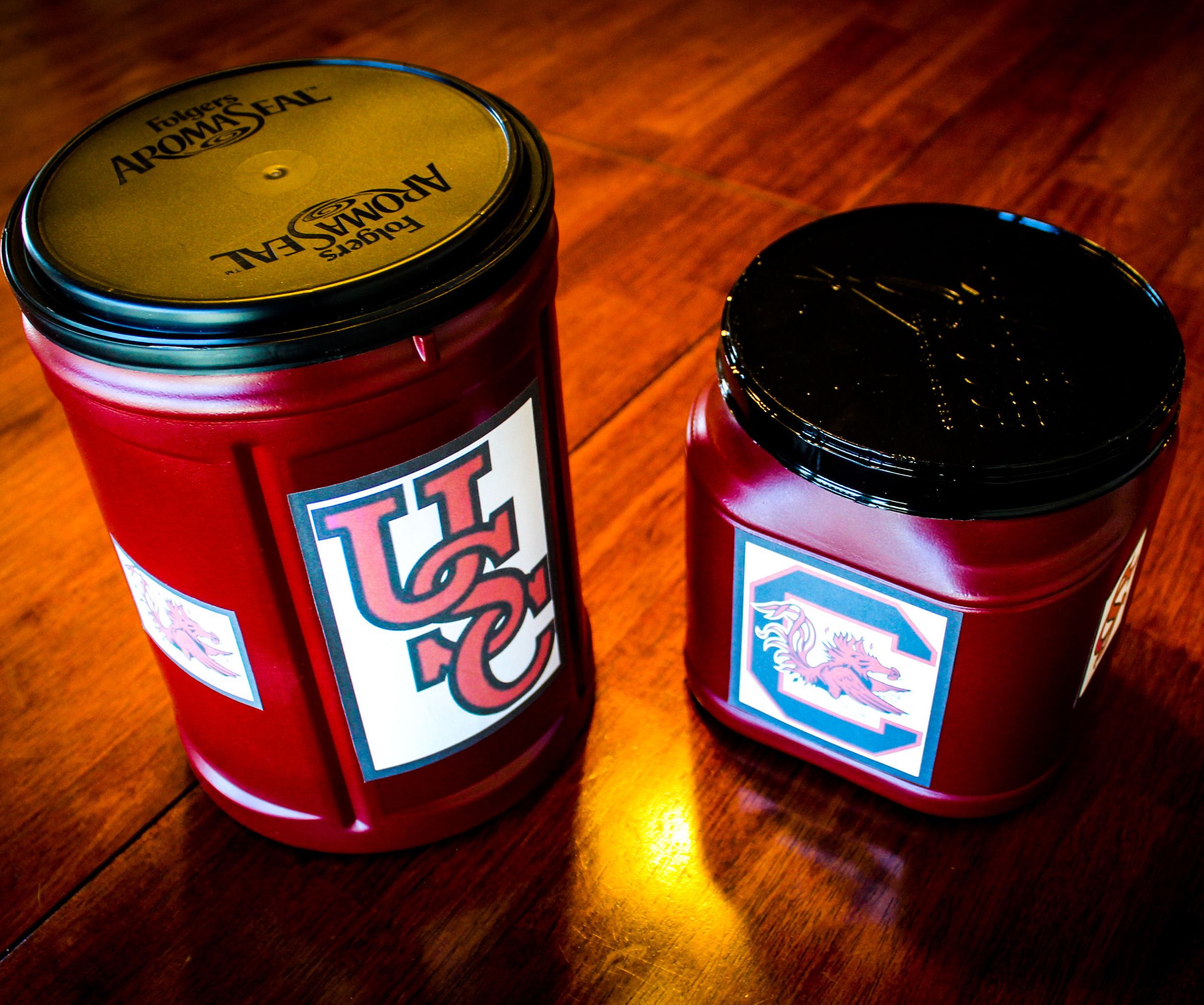 Coffee Container Upcycle