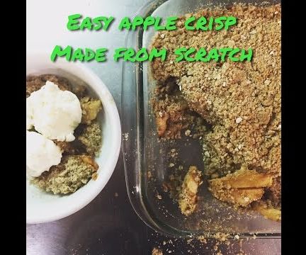 Easy Apple Crisp From Scratch
