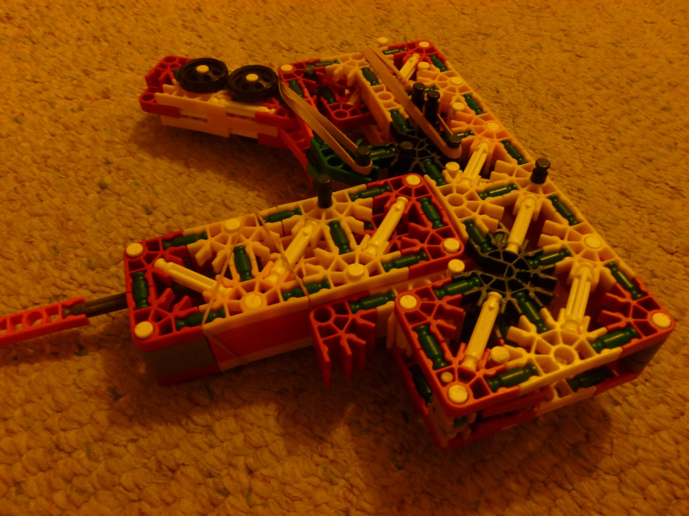 Full auto ugly knex pistol shotgun