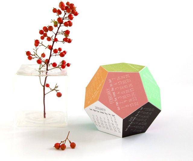 Dodecahedron 2015 Calendar
