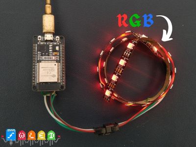Control RGB Led Using Wled
