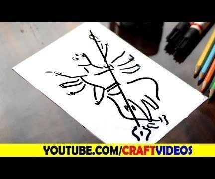 HOW TO DRAW DURGA MAA