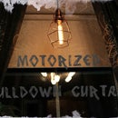 Motorized Pulldown Curtain (Phone & Radio Controlled)