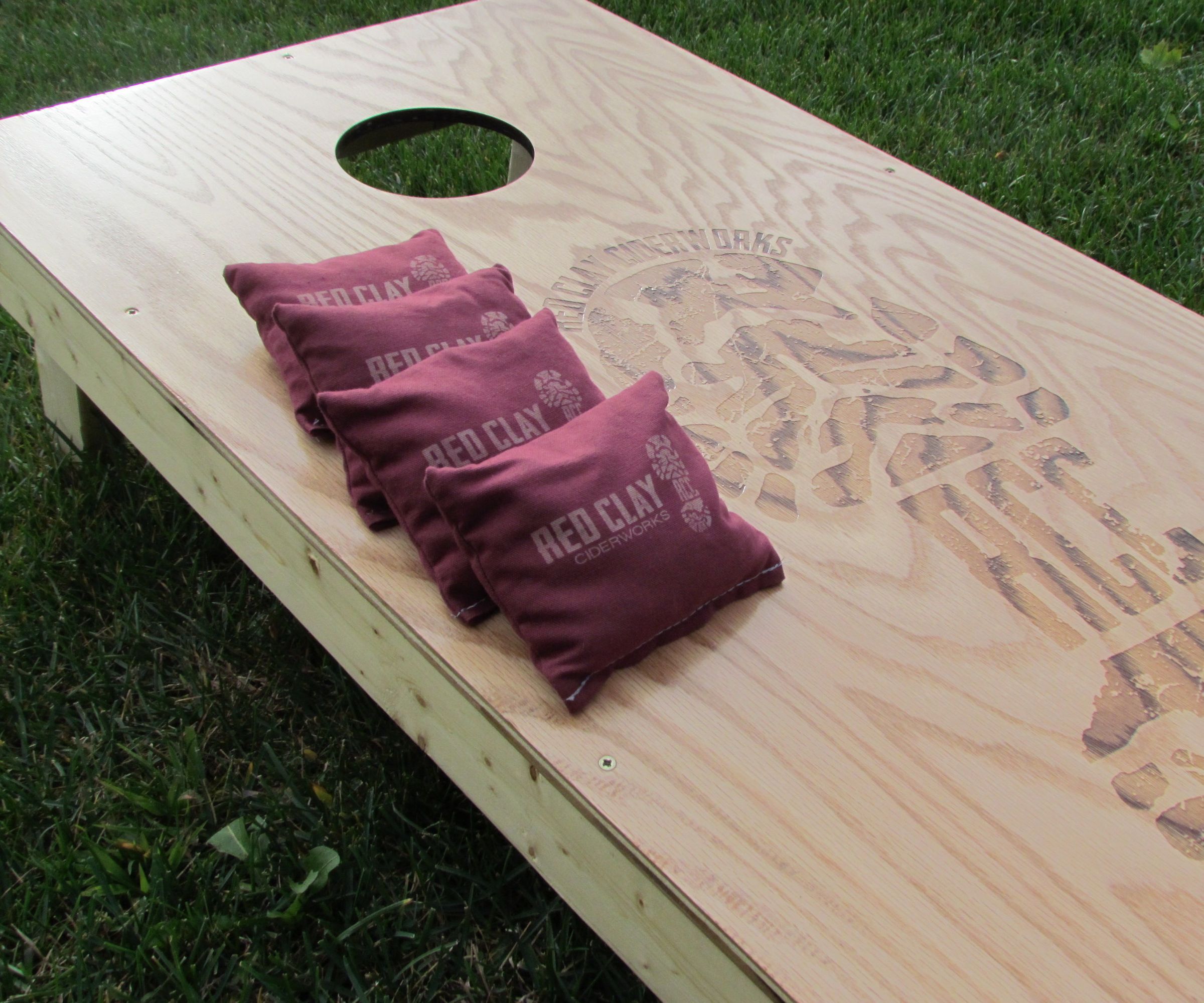 Laser Engraved Cornhole Set
