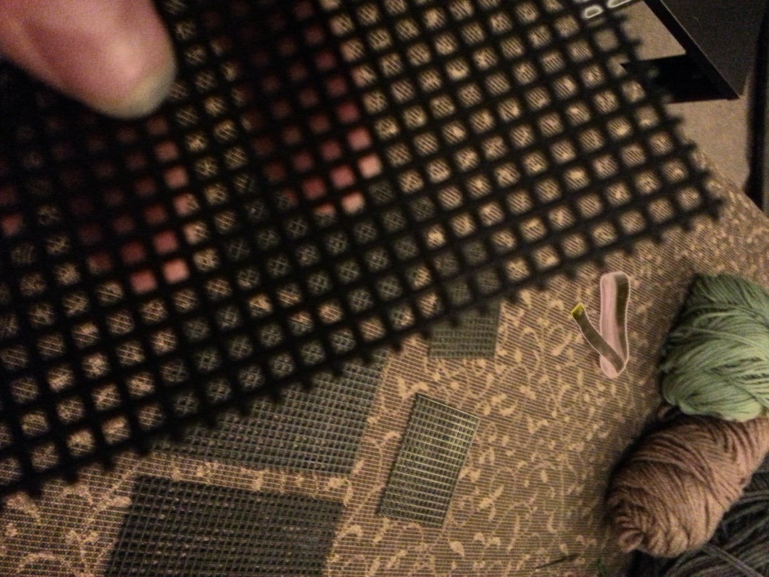 Measure and Cut Your Plastic Canvas