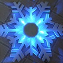 LED Snowflake Decoration from cheap effect light